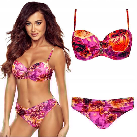 Strój kąpielowy dwuczęściowy push up GABBIANO Ashley 03/B 36E S 70E Gabbiano