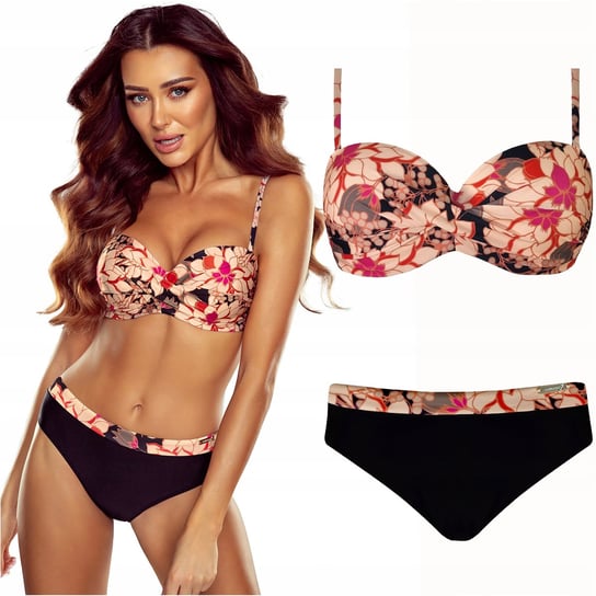 Strój kąpielowy dwuczęściowy push up GABBIANO Evita-DX 12/B 44C XXL 90C Gabbiano