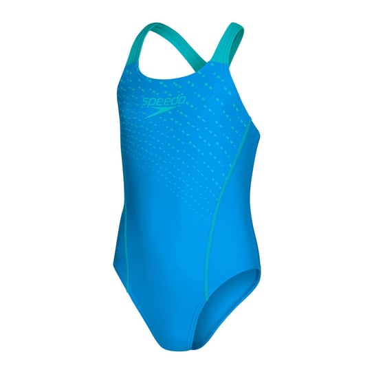 Strój Kąpielowy Jednoczęściowy Dziewczęcy Speedo Medley Logo Blue R.9-10yr Speedo