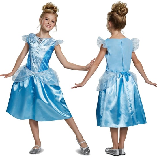 Strój karnawałowy Disney dla dziewczynki Kopciuszek kostium przebranie 110-122 cm (4-6 lat) Disguise