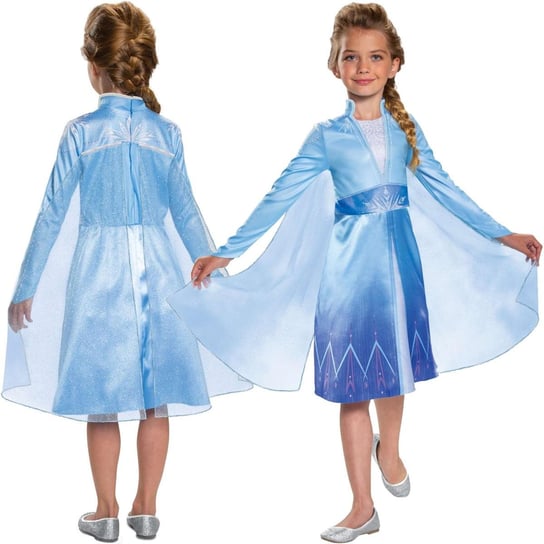 Strój karnawałowy Disney Kraina Lodu Elsa Frozen Księżniczka 110-122 cm (5-6 lat) Disguise