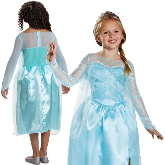 Strój karnawałowy Disney Kraina Lodu Elsa Frozen księżniczka 125-135 cm (7-8 lata) Disguise