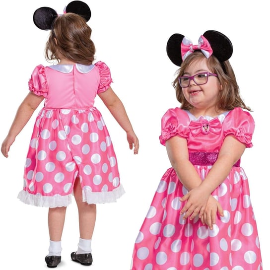 Strój karnawałowy Disney Myszka Minnie dostosowany do dzieci z niepełnosprawnością 110-122 cm (5-6 lat) Disguise