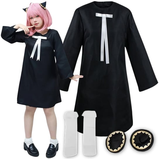 Strój Kostium Anya Forgr Spy X Family Anime Przebranie Cosplay 170 176 L Hopki