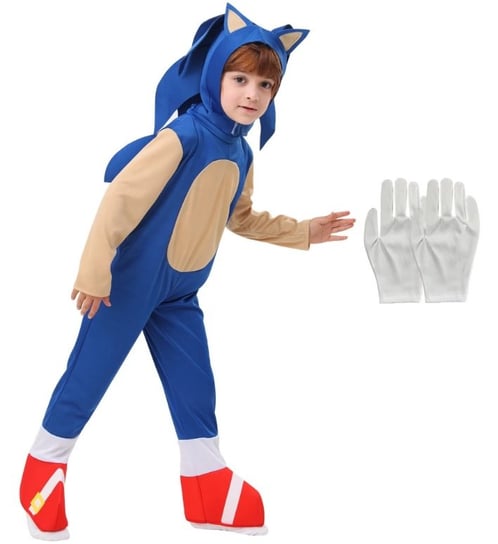 Strój Kostium Jeżyk Sonic Cosplay Anime 134/140 (Z Metki M) Hopki