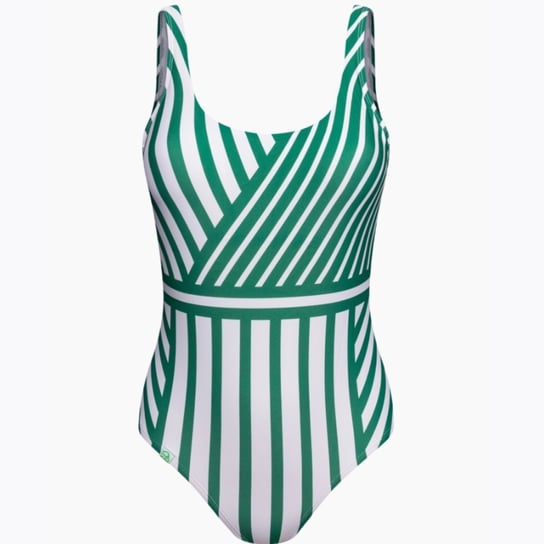 Strój Kostium Kąpielowy Jednoczęściowy Damski Elegancki Wyszczuplający 2XL Inna marka