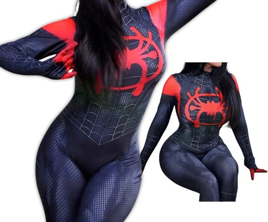 Strój Kostium Przebranie Spiderman Miles Morales Cosplay Damski 170/176            Z Metki Xl  J Ii 9 D Hopki