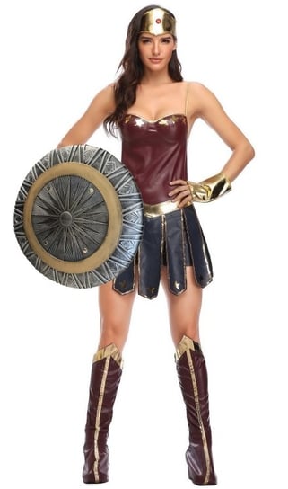 Strój Kostium Przebranie Wonder Woman Tarcza Cosplay 158/164 S/M Hopki