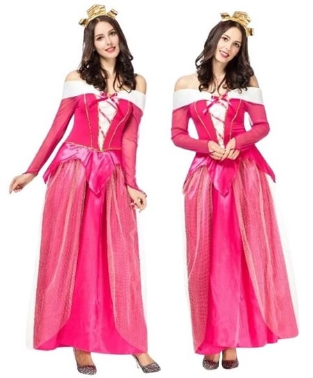 Strój Kostium Sukienka Aurora Cosplay Dla Dorosłych S/M 164/170 Hopki