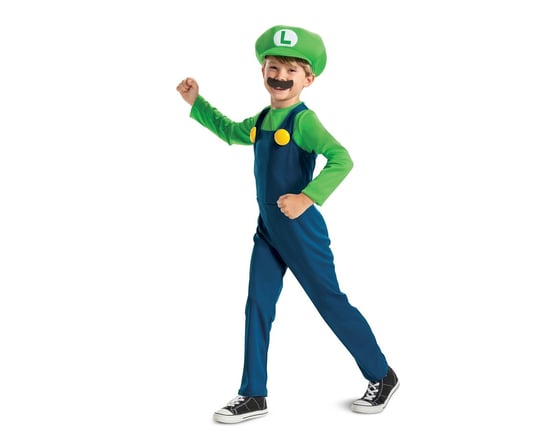Strój Luigi Fancy - Nintendo (licencja), rozm. M (7-8 lat) Disguise