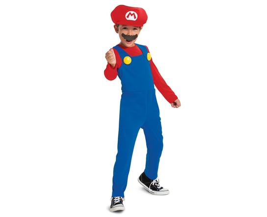 Strój Mario Fancy - Nintendo (licencja), rozm. M (7-8 lat) GoDan