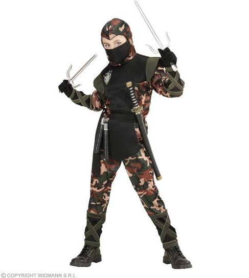Strój ninja moro, rozmiar 128 Widmann