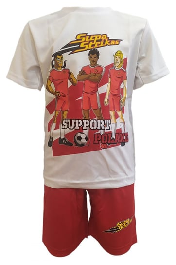 Strój Piłkarski Zestaw Spodenki T-Shirt R146 11Lat Supa Strikas