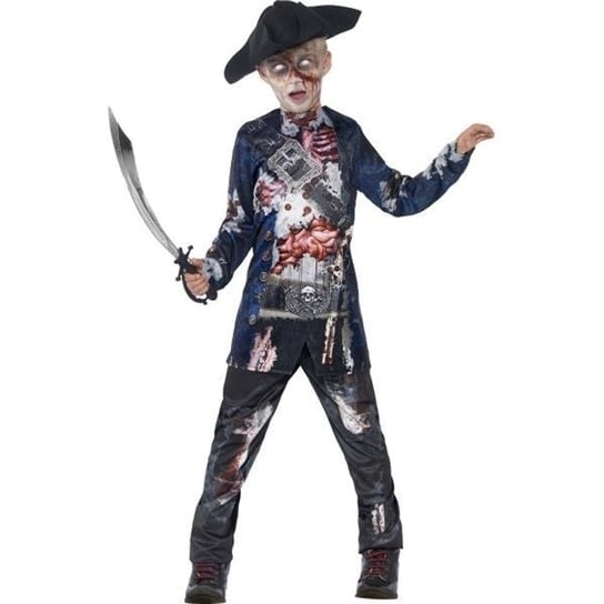 Strój pirat zombi, rozmiar 128 Smiffy's
