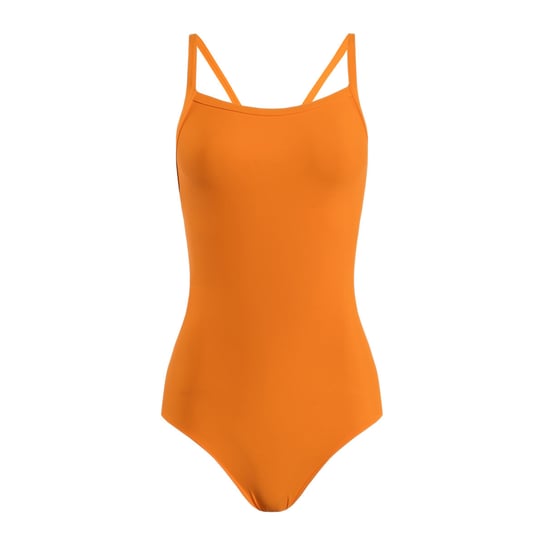 Strój pływacki jednoczęściowy damski CLap Dwuwarstwowy pomarańczowy CLAP104 L Clap