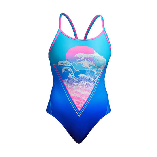 Strój Pływacki Jednoczęściowy Damski Funkita Diamond Back One Piece Niebieski Fs11L7155716 12 Funkita