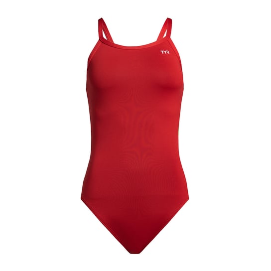 Strój pływacki jednoczęściowy damski TYR Solid Elite Diamondfit red L TYR