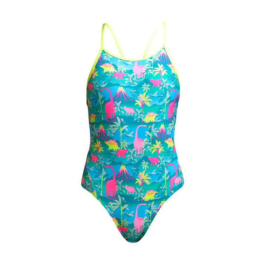 Strój pływacki jednoczęściowy dziecięcy Funkita Diamond Back One Piece zielony FS11G7153414 10 Funkita