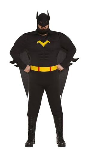 Strój przebranie kostium dla dorosłych Batman kombinezon peleryna XL ABC
