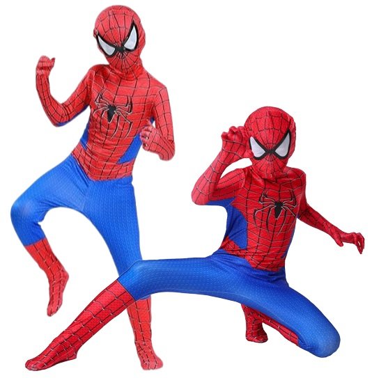 Strój Przebranie Kostium Spiderman Pająk 110/116 Hopki