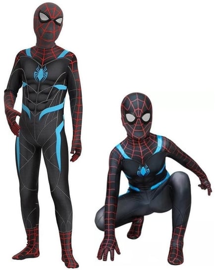 Strój Przebranie Kostium Spiderman Pająk Cosplay 110/116 Hopki