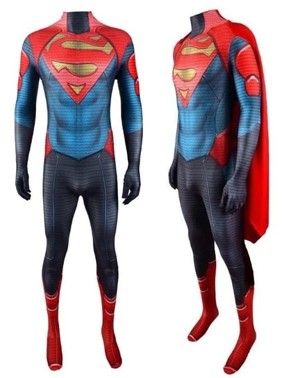 STRÓJ PRZEBRANIE KOSTIUM SUPERMAN COSPLAY SKIN SUPERBOHATER KONWENT 146/152 Hopki