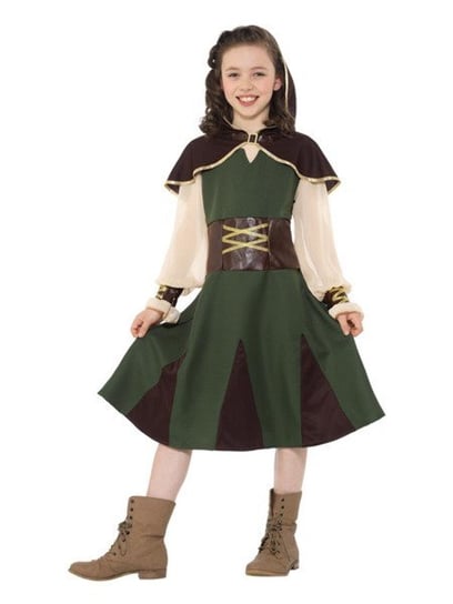 Strój Robin Hood Dla Dziewczynki-116 Smiffys