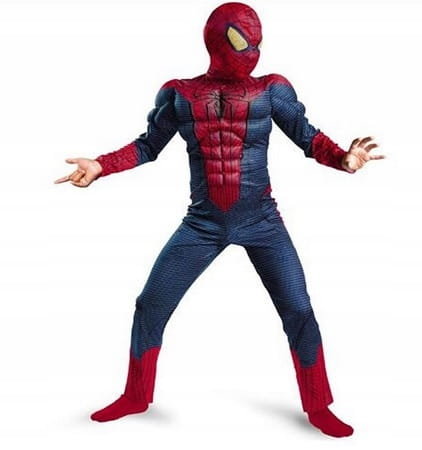Strój Spiderman (Kombinezon + Maska) - 122-128 Inna marka