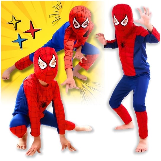 Strój Spidermana dziecięcy - m Zolta