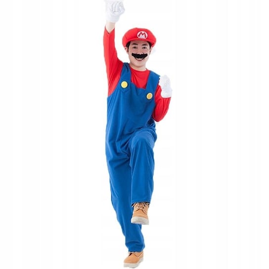 Strój Super Mario Bros Gra Nintendo Przebranie M Korbi