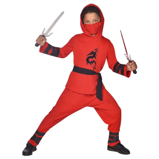 Strój Wojownik Ninja Czerwony-104 Amscan