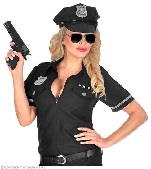 Stroje dla dorosłych, koszula policjantki, rozmiar L/XL Widmann