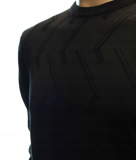 Strokers Klasyczny Elegancki Sweter Męski Pod Szyję Z Bawełny L Czarny Inna marka