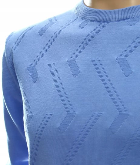 Strokers Klasyczny Elegancki Sweter Męski Pod Szyję Z Bawełny Xl Błękitny Inna marka