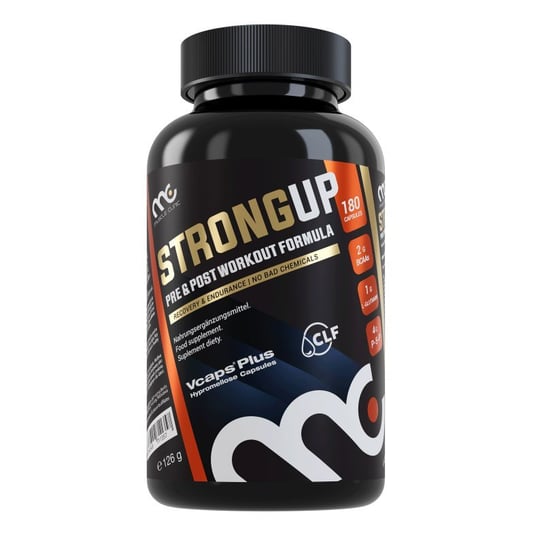 StrongUP BCAA+L-glutamina + B6, 180 kapsułek Muscle Clinic