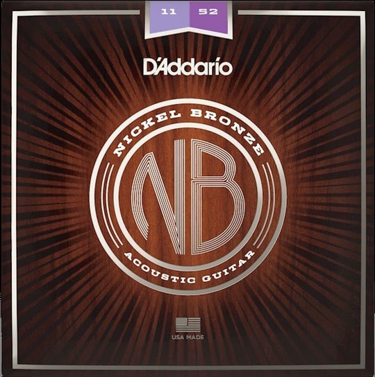 Struny do gitary akustycznej Daddario NB1152 11-52 D'Addario