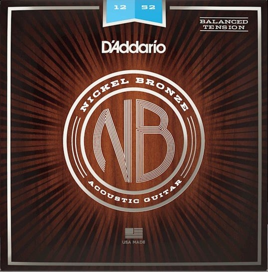 Struny do gitary akustycznej Daddario NB1252BT D'Addario