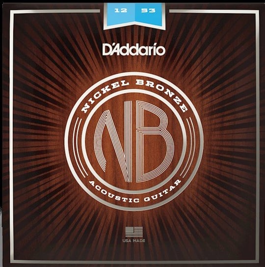 Struny do gitary akustycznej Daddario NB1253 12-53 D'Addario