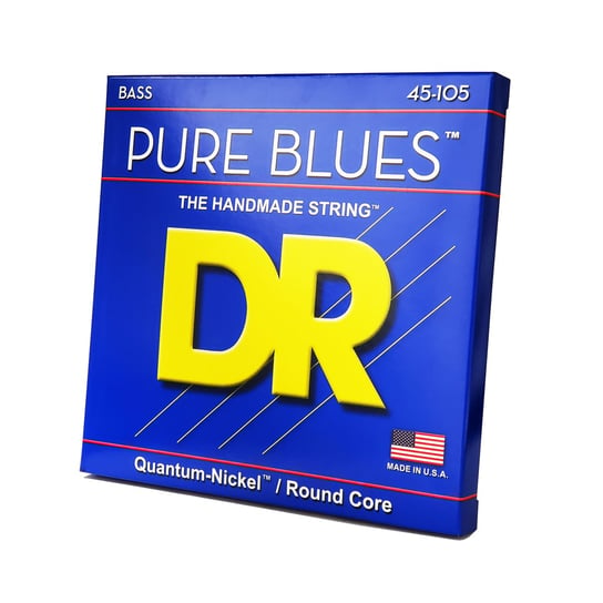 Struny do Gitary Basowej DR Pure Blues 45 - 105 DR PURE
