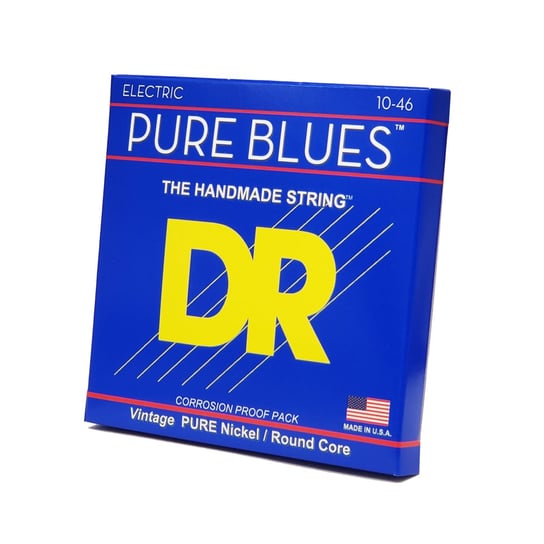 Struny do gitary elektrycznej DR Pure Blues 10-46 DR Strings