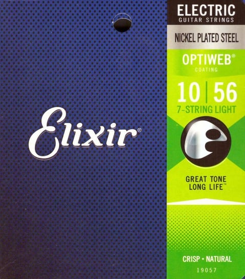 Struny Do Gitary Elektrycznej Elixir 19057 Optiweb (10-56) - 7 Elixir