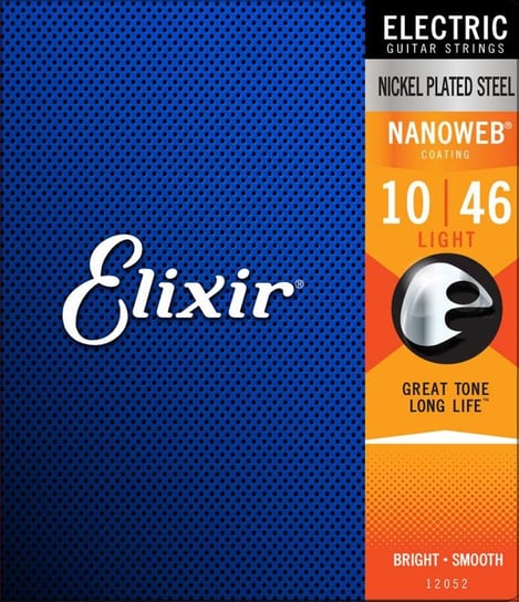 Struny do Gitary Elektrycznej Elixir Nanoweb 10-46 Elixir
