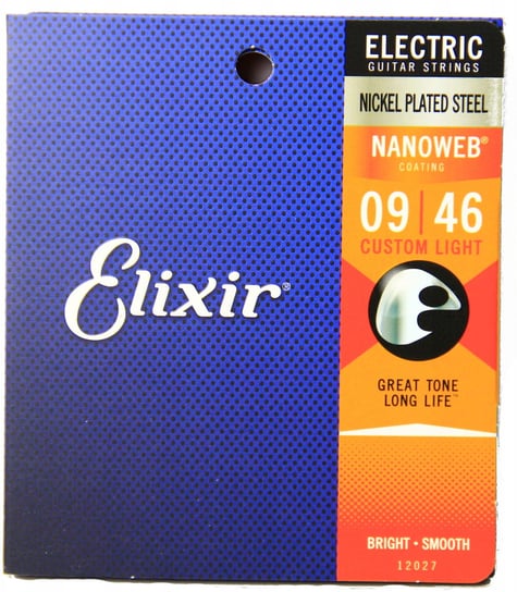 Struny do gitary elektrycznej Elixir Nanoweb 9-46 Elixir