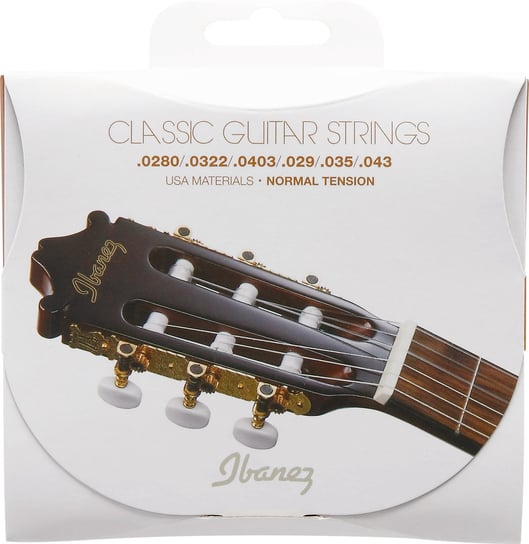 Struny do gitary klasycznej 0280-043 ICLS6NT/IBANEZ Meinl