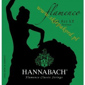 Struny do gitary klasycznej Flamenco 827LT/HANNABACH Gewa