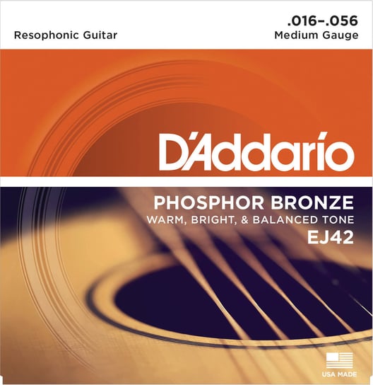 Struny Do Gitary Rezofonicznej Daddario Ej42 16-56 D'Addario