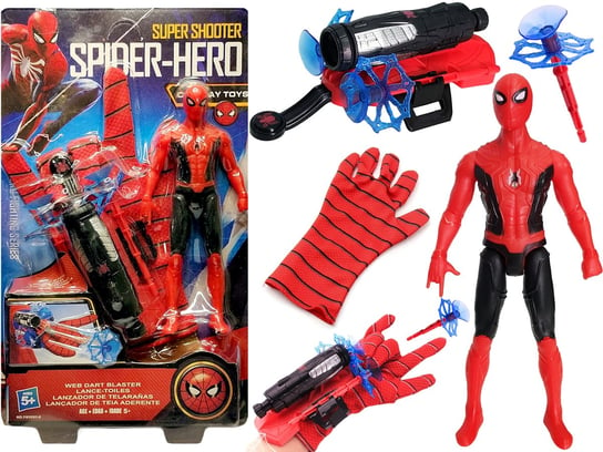 Strzelająca Rękawica Wyrzutnia Spiderman + Figurka Inny producent