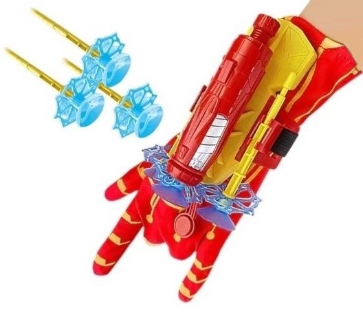 Strzelająca Rękawica Z Wyrzutkami Iron Man Hopki
