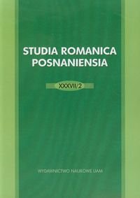 Studia Romanica Posnaniensia XXXVII/2 Opracowanie zbiorowe