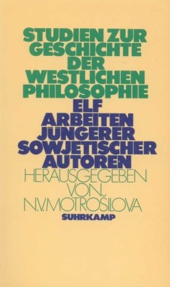 Studien zur Geschichte der westlichen Philosophie Suhrkamp Verlag Ag, Suhrkamp